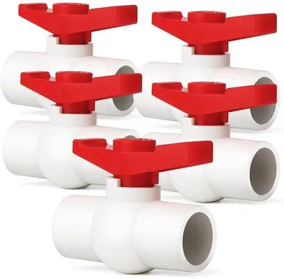 Obrázok produktu pre PVC kohútik 25 mm - guľový ventil - vodovodný systém - zavlažovací systém - potrubné vedenie - tesniaci prvok