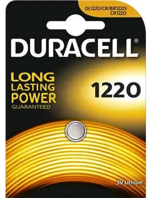 Zdjęcie produktu dla Ogniwo guzikowe litowe CR1220 3V 38mAh opakowanie 10 szt