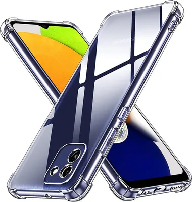 Obrázek produktu pro Pouzdro pro Samsung Galaxy A03 Anti Shock Pouzdro na mobilní telefon Transparent Cover