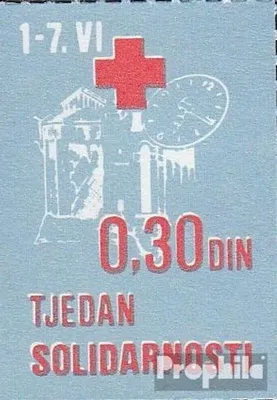 Produktbild von Briefmarken Jugoslawien 1990 Mi Z187C postfrisch Rotes Kreuz