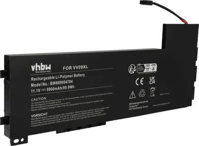 Produktbild von vhbw Akku kompatibel mit HP ZBook 17 G3 Notebook (9000 mAh, 11,1 V, Li-Ion)