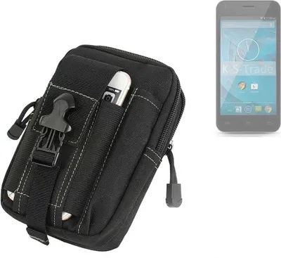 Produktbild von K-S-Trade Gürtel Tasche kompatibel mit Qilive Q.4868 Gürteltasche Holster Schutz Hülle Handy Hülle Smartphone outdoor Handy-Hülle schwarz
