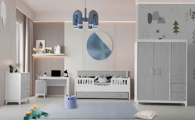 Obrázek produktu pro 4dílná sestava do dětského pokoje: kompletní sada nábytku pro dokonalé vybavení pokoje