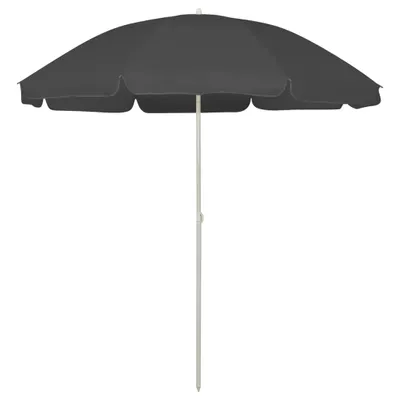 Image de Parasol de plage anthracite 240 cm