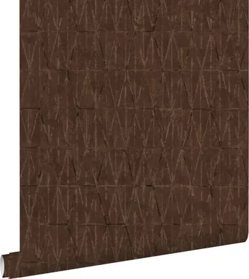 Zdjęcie produktu dla ESTAhome Tapeta linie graficzne ciemny brąz 50 x 900 cm