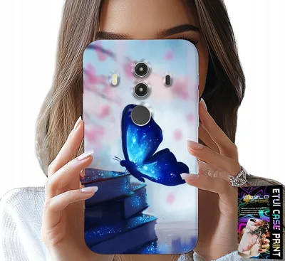 Obrázek produktu pro Pouzdro Pro Huawei Mate 10 Pro - Modrý Motýl, Motýl, Dámské Vzory