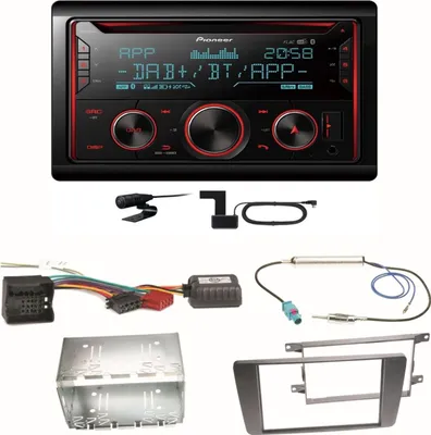 Produktbild von Pioneer FH-S820DAB DAB+ Bluetooth USB FLAC Einbauset für Skoda Octavia 2 Yeti 5L