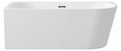 Obrázek produktu pro Balneo rohová vana Akrylátová vana AVOLA 170x80cm levé víko click-clack zátka černá