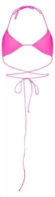 Produktbild von Brave Soul - Bikini Oberteil für Damen, Krawatten-Kragen GT33268 (38 DE) (Neon-Pink)