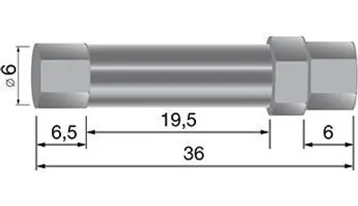 Image de Vis De Réglage Double Pour Câbles ø: 6mm.