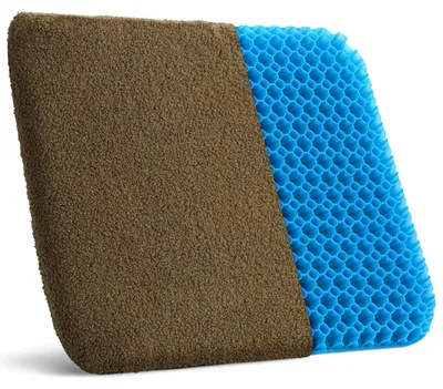 Produktbild von Solidchoice – Weiches Gel-Sitzkissen mit abnehmbarem, waschbaren Bezug, ideal für Büro und Auto