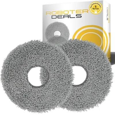 Obrázok produktu pre Mopy a utierky z mikrovlákna (2 kusy) pre robotický vysávač Dreame L10s Ultra 2. generácie