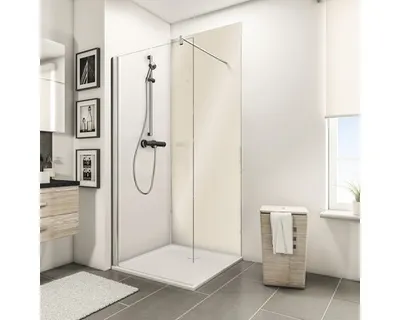 Produktbild von SCHULTE Duschrückwand DecoDesign ExpressPlus Unifarbe creme-beige Hochglanz 255 x 100 cm EP19010253 769