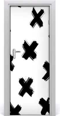 Produktbild von Tulup Türaufkleber 75x205 cm Dekorative Aufkleber Selbstklebend Wasserdichte Tapete Abnehmbar Schlafzimmer Wohnzimmer Wohnkultur - Gefahrenstelle
