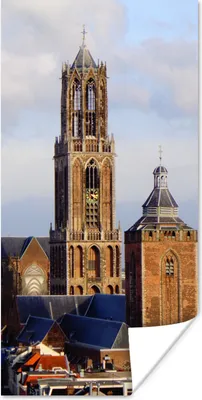 Produktbild von MuchoWow® Poster Domturm - Niederlande - Utrecht 20x40 cm - Plakat - Foto