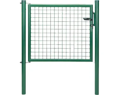 Immagine prodotto di Alberts 600051 Cancello singolo in rete ondulata, verde, larghezza 100 cm, altezza 75 cm