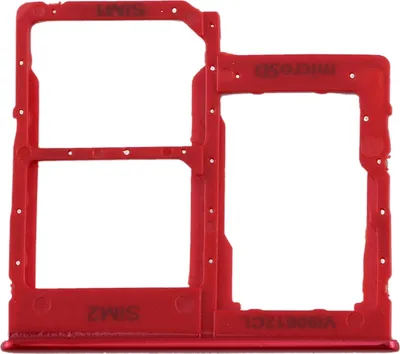 Immagine prodotto di Supporto per scheda SIM per Samsung Galaxy A40 5,9 pollici rosso Card Tray Ricambio nuovo