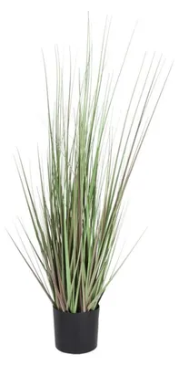 Produktbild von Künstliches Gras 90cm Dekogras Grashalm Kunstpflanze Zimmerpflanze Blumentopf