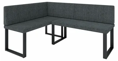 Produktbild von Eckbank Akiko NINA Metal [] -142x196 LINKS-INARI 96- Stoff|Eckbankgruppe für Ihrem Esszimmer|Küche|modern|Sitzecke|Essecke