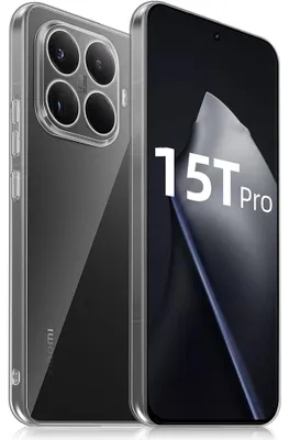 Image de Coque pour Xiaomi 15T Pro - Protection Silicone Transparent Antichoc Anti-Rayures Slim Léger