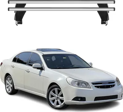 Produktbild von Menabo Dachträger Grundträger für Chevrolet Epica 2005-2011 Alu Grau 2tlg