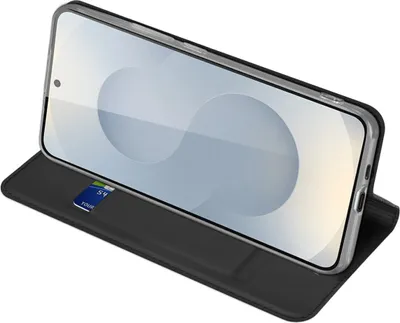 Produktbild von Buch Tasche "Dux Ducis" kompatibel mit Samsung Galaxy S25 Edge Handy Hülle Etui Brieftasche Schutzhülle