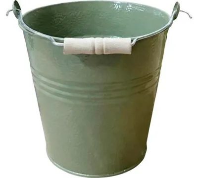 Produktbild von Zinkeimer Garteneimer Dekoeimer mit Henkel Lafiora Metall 6l forest