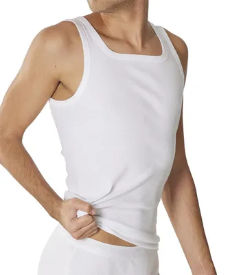 Image de Dulcia débardeur classic 2-2 rib white hommes