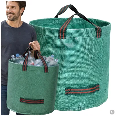 Immagine prodotto di Contenitore per bottiglie di plastica con maniglie, capacità 272 litri