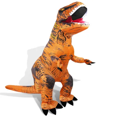 Produktbild von Jopassy Aufblasbares Kostüm Dinosaurier Erwachsene T-Rex Kinder Halloween Karneval Fasching Dino Kostüm