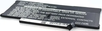 Produktbild von Akku für Apple MacBook Air 13 A1466 Li-Pol 7,3 Volt 6700 mAh schwarz.