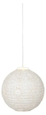 Produktbild von LED-Solarlaterne - 25 x 23 cm - Weiß - Kunststoff