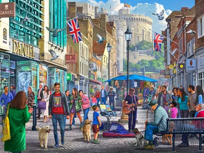 Produktbild von Gibsons Wandering Through Windsor, 1000 Stück(e)