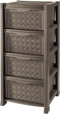 Produktbild von Komoda Tontarelli Plastic 4 zásuvky (38,5 x 39 x 82,5 cm) - biela