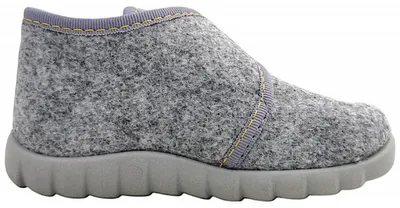 Imagen del producto de Zapatos de marca Fischer para niños, zapatillas de estar por casa para niños, color gris, estilo casual