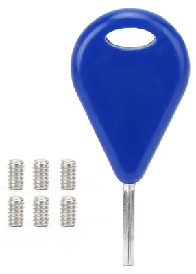 Zdjęcie produktu dla Akcesoria do desek surfingowych: Zestaw kluczy, śrub i elementów mocujących do płetw FCS, sprzęt surfingowy (niebieski)