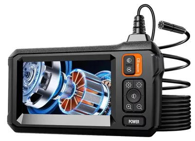 Image de Caméra endoscopique, étanche IP67, écran LCD de 4,3 pouces, objectif unique de 8 mm, câble de 5 mètres