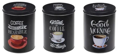Produktbild von Frischhaltedose für Kaffee im Vintage-Stil, 3 Stück