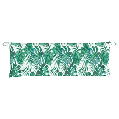 Produktbild von Gartenbank-Auflage Blattmuster 150x50x7 cm Oxford-Gewebe