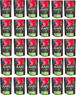 Produktbild von DOLINA NOTECI RAFI Nasses Hundefutter Wildfleisch  Heidelbeere  Preiselbeere 300 g