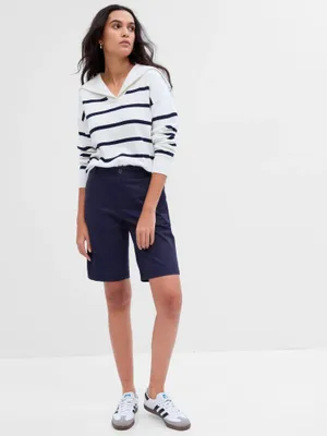 Produktbild von GAP Twill-Shorts mit mittelhohem Bund 0