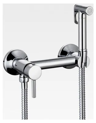 Produktbild von Aufputz Design WC/Bidet Handbrause Komplettset mit Mischbatterie