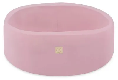 Produktbild von Plush Nest Bällebad 90 x 30 Baumwollschwimmbecken - rosa
