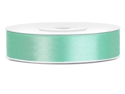 Zdjęcie produktu dla Wstążka satynowa 12 mm x 25 m Miętowa