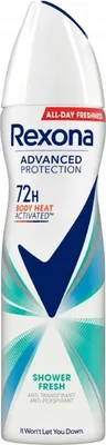 Obrázek produktu pro Antyperspirant Rexona Advanced Protection Shower Fresh, 150 ml