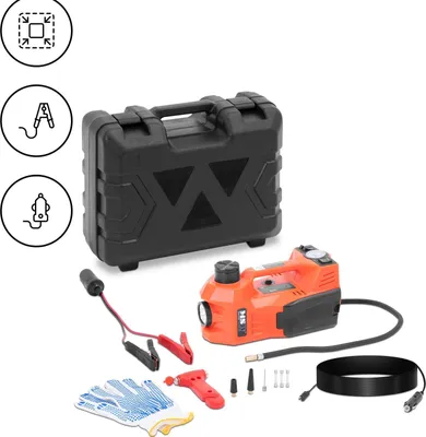 Obrázek produktu pro Expondo MSW Elektrický zvedák – 12 V – 5 t – sada pro výměnu kol – multifunkční