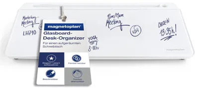 Productafbeelding van Magnetoplan Bureauorganizer 12315, glazen whiteboard