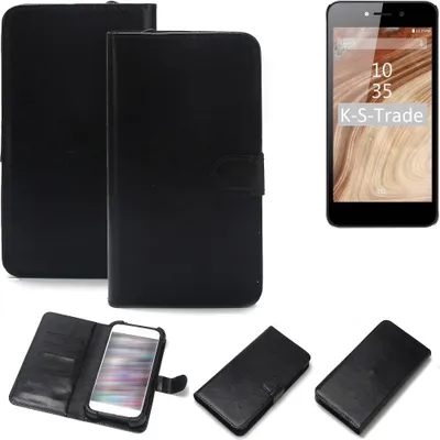 Produktbild von K-S-Trade Handyhülle Schutzhülle kompatibel mit Blaupunkt SL 04 Handy Schutz Hülle Handyhülle Bumper schwarz 1x