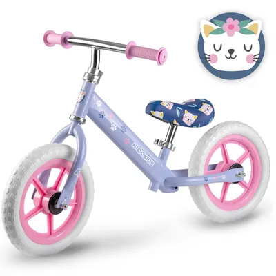 Produktbild von Ricokids 760700 Laufrad für Kinder, blau-rosa