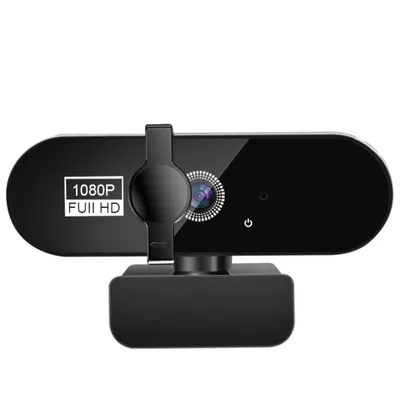 Produktbild von Webcam 4K UHD mit Autofokus, Mikrofon, Privacy-Cover, 120° Weitwinkel, 360° Rotation